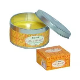 Nag Champa Candle Travel Tin