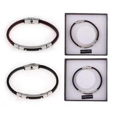 Mens Leather Bracelet