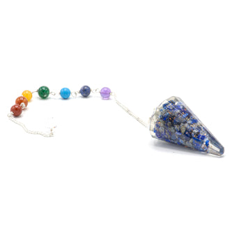 Chakra Power Lapis Pendulum