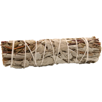 White and Royal Sage Smudge Stick