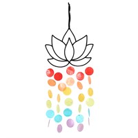 Wire Lotus Hanging Decoration