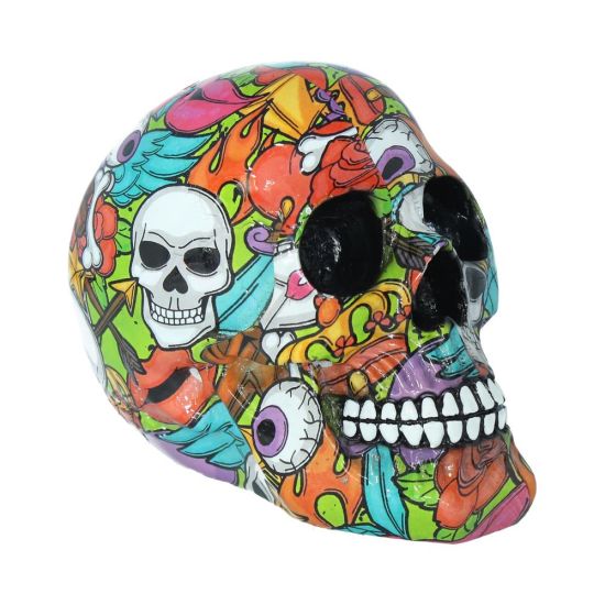Calypso Graphic Art Printed Skull