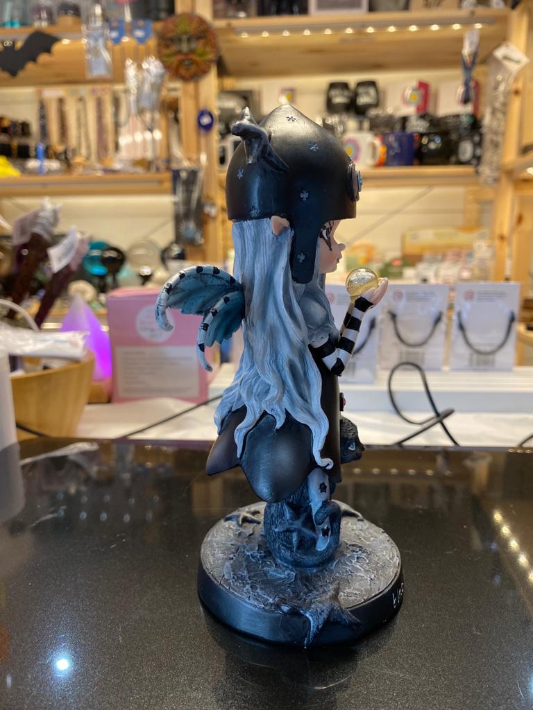 Black Stars Fairy Figurine