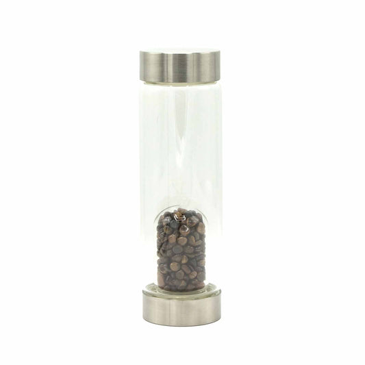 Tiger's Eye - Chips Glass Water Bottle