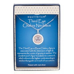 Third Eye Chakra Necklace - Rose Quartz