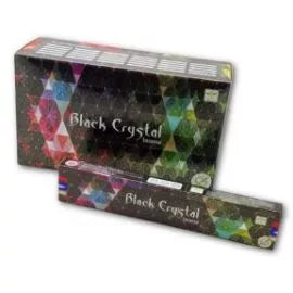 Black Crystal Incense Sticks