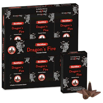 Dragons Fire Backflow Incense Cones