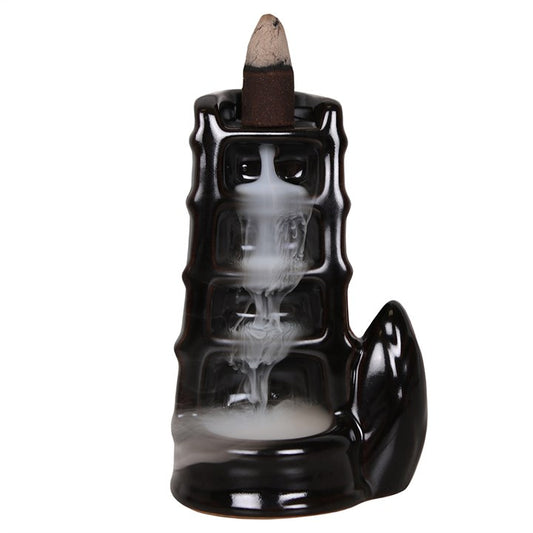 Spilt Bamboo Fountain Backflow Incense Burner