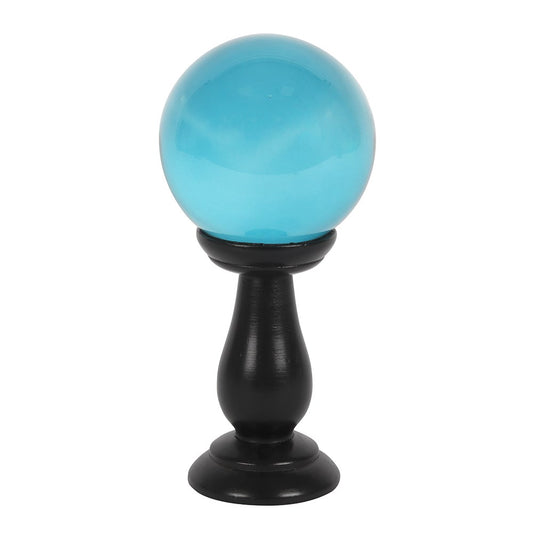 The Fortune Teller Teal Glass Crystal Ball