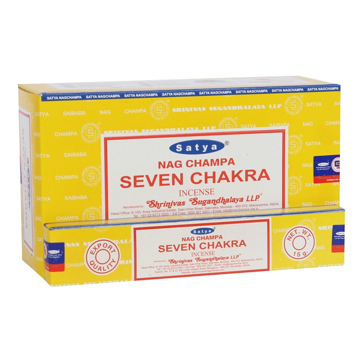 Seven Chakra Incense Sticks