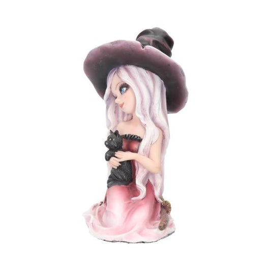 Rosa Figurine Witch Black Cat