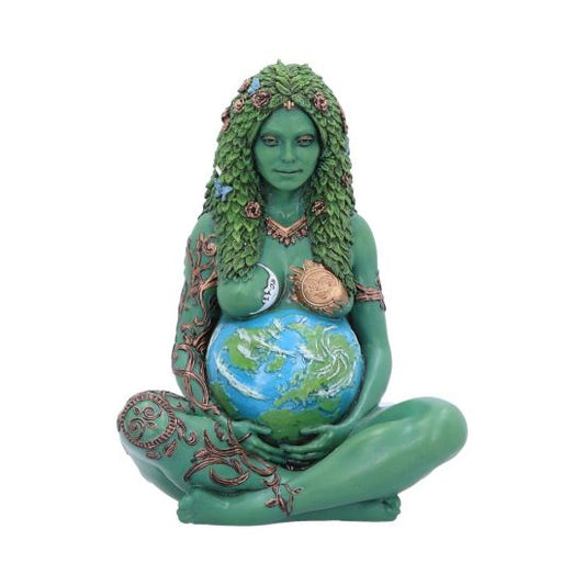 Small Ethereal Mother Earth Gaia Art Statue Painted Figurine