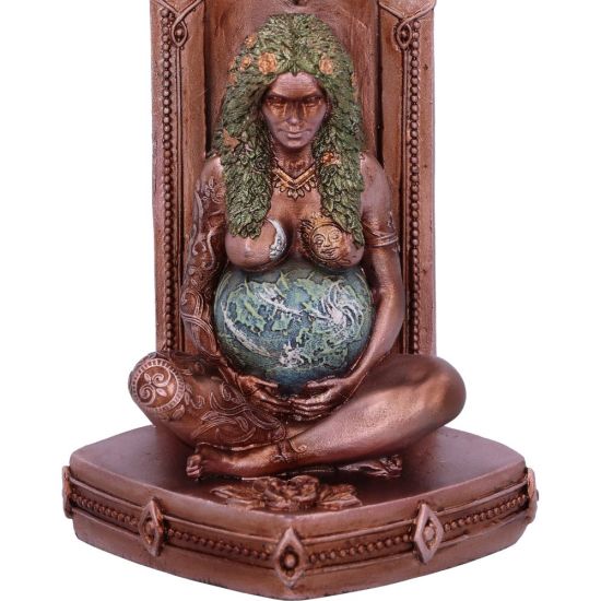 Ethereal Mother Earth Gaia Art Statue Incense Burner