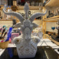 White Baphomet Bust