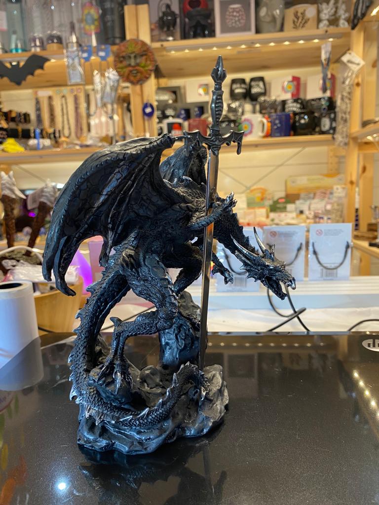 Desc Gothic Black Dragon Sword