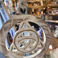White Wooden Hanging Triquetra