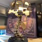 Atrocity Natural Bone Skull and Spine Lamp